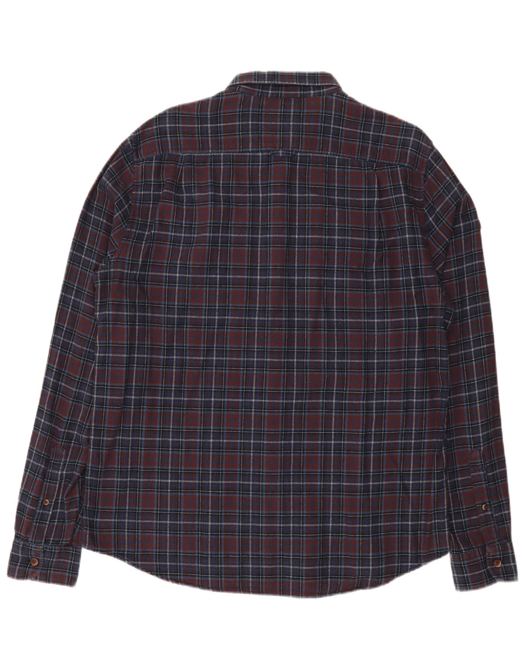 Superdry Camisa De Franela De Corte Regular Para Hombre 2XL Azul Marino A Cuadros