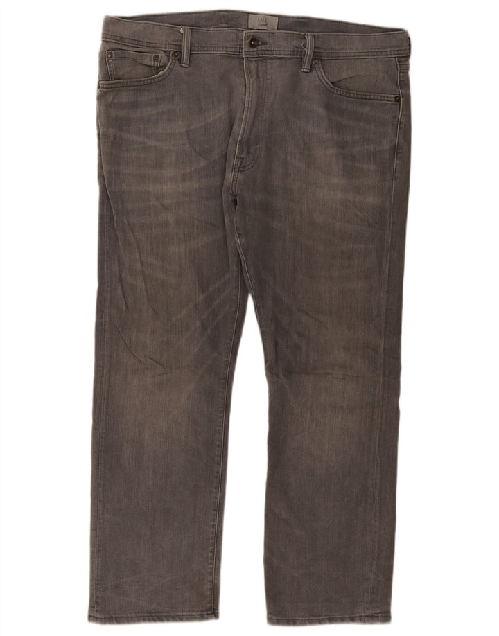 Marks & Spencer Vaqueros rectos para hombre W40 L29 Algodón gris