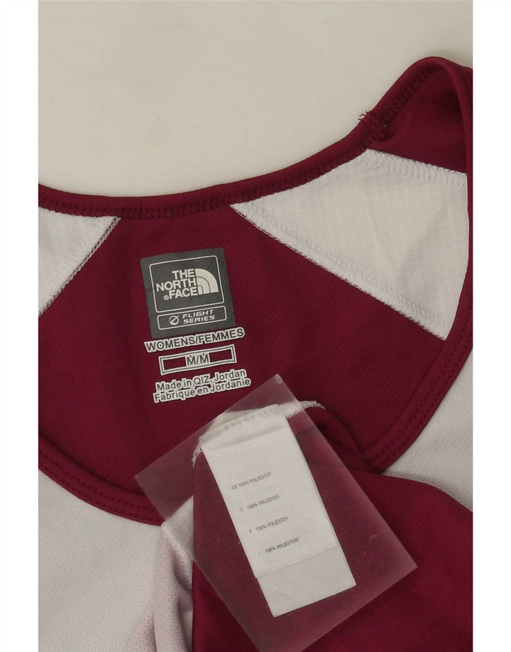 The North Face Camiseta sin mangas para mujer UK 40 Medio Borgoña Colorblock Poliéster