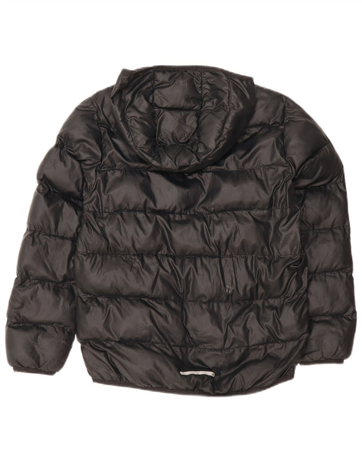 Adidas Chaqueta acolchada con capucha para niño 11-12 años Negro Poliéster