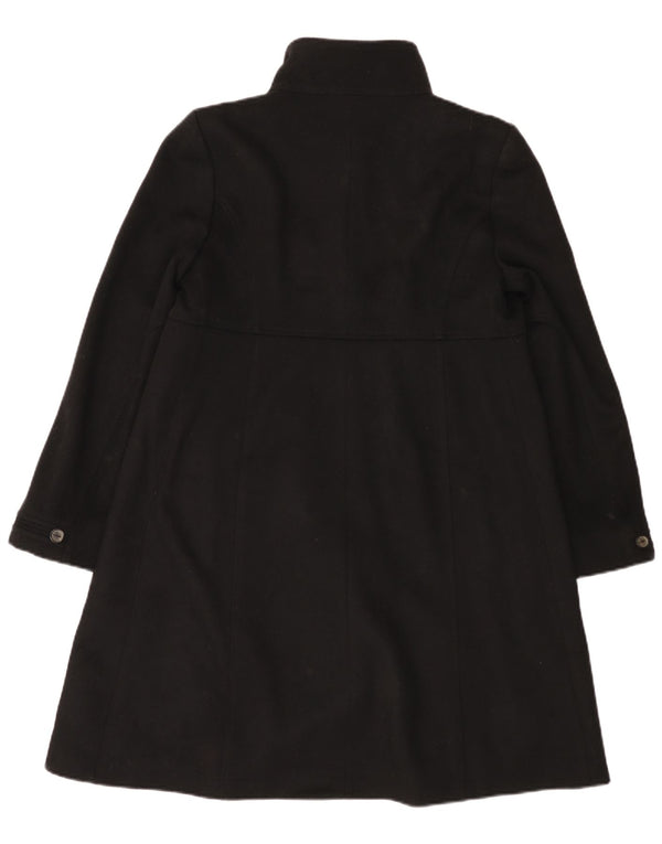 Zara Mujer Abrigo Cruzado UK 44 Medium Negro