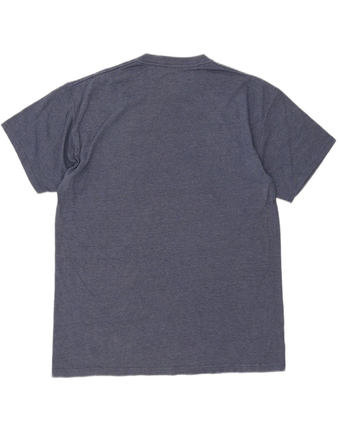 RUSSELL ATHLETIC Mens Graphic T-Shirt Top Large Navy Blue Polyester Vintage Russell Athletic and Second-Hand Russell Athletic from Messina Hembry 