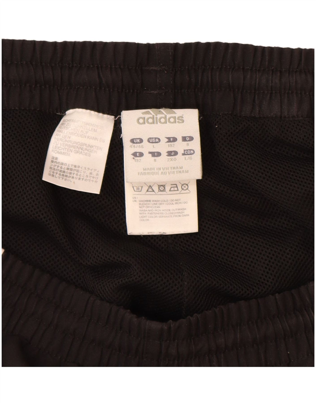 ADIDAS Pantalones de chándal para hombre Joggers UK 44/46 Large Black Colourblock