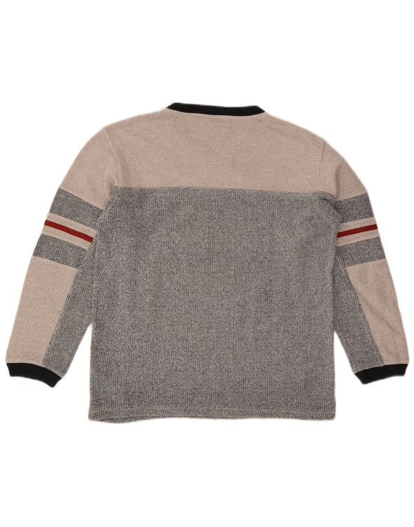 Fila Sudadera para niños Jumper 13-14 años Grande Gris Colorblock