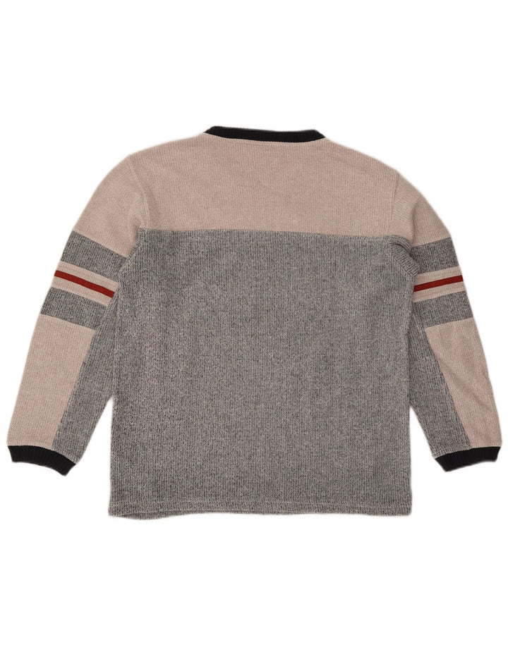 Fila Sudadera para niños Jumper 13-14 años Grande Gris Colorblock