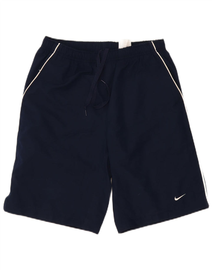 Nike - Pantalones cortos deportivos para hombre, talla pequeña, poliéster, color azul marino