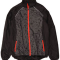 Crivit Chubasquero Hombre UK 46/48 XL Poliéster Geométrico Negro