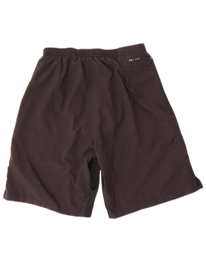 Nike Dri Fit - Pantalones cortos deportivos para hombre (poliéster), color negro
