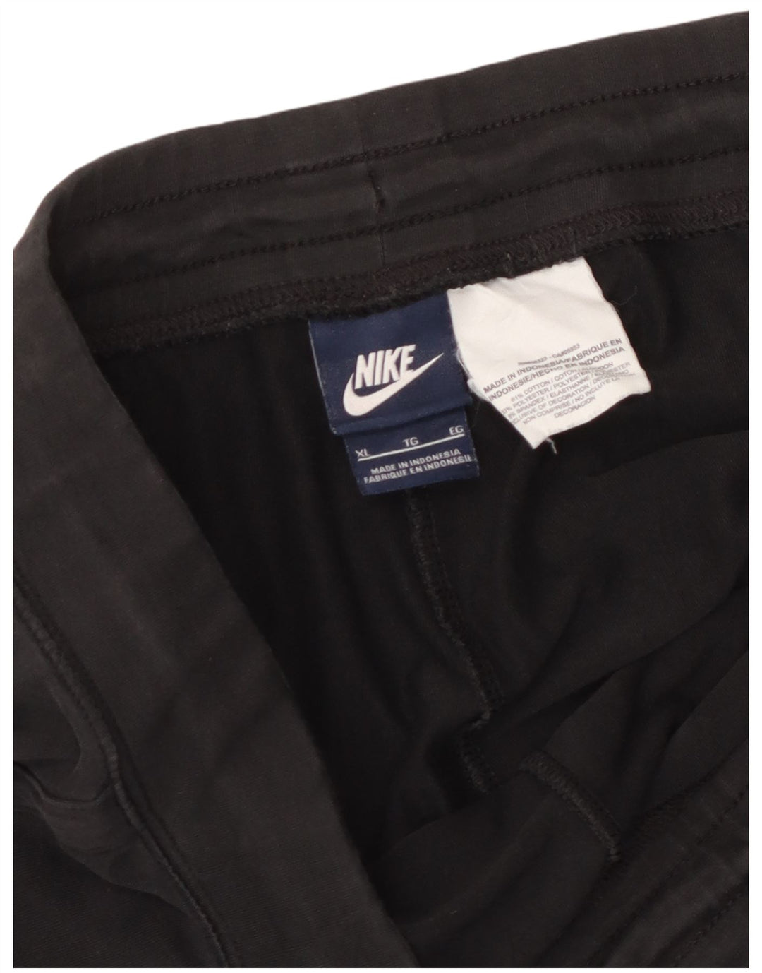 Pantalón de chándal NIKE Hombre XL Negro Algodón