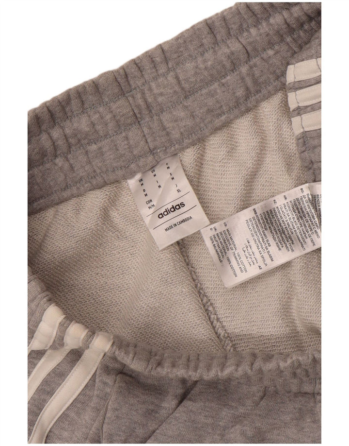 Adidas Pantalones cortos deportivos para mujer UK 44 Algodón gris medio