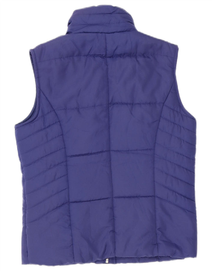 Chaleco acolchado Kappa para mujer UK 44 Poliéster morado mediano