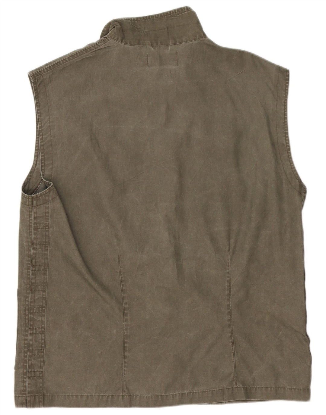 Beyond Chaleco utilitario para hombre UK 44 2XL Algodón caqui