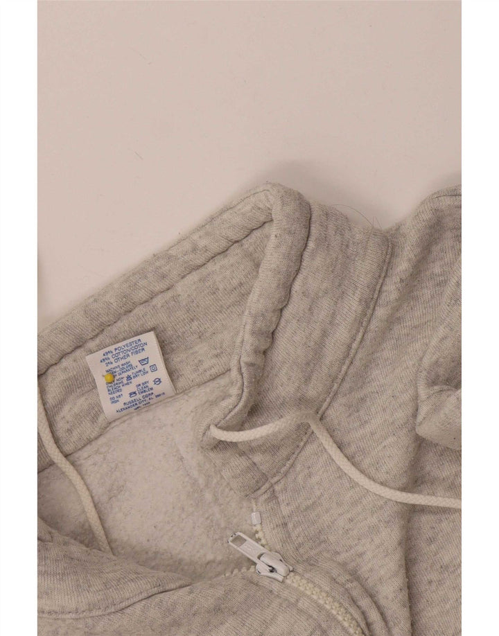 Jerzees Sudadera estampada con cuello y cremallera para mujer EU 46 XL Gris moteado