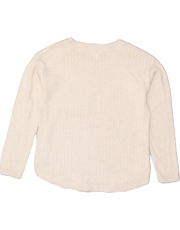 FAT FACE Womens Crew Neck Jumper Sweater UK 8 Small  Grey Viscose | Vintage Fat Face | Thrift | Second-Hand Fat Face | Used Clothing | Messina Hembry 