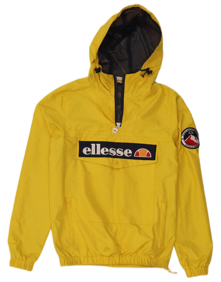 ELLESI Chaqueta anorak con capucha y gráfico para mujer UK 40 Poliéster amarillo medio