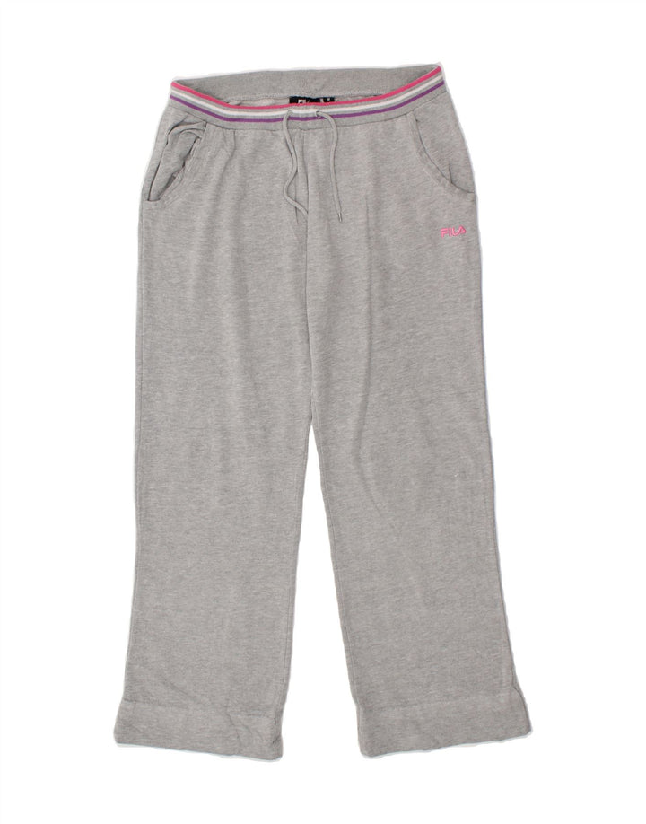 FILA Womens Tracksuit Trousers UK 14 Medium Grey Vintage Fila and Second-Hand Fila from Messina Hembry 