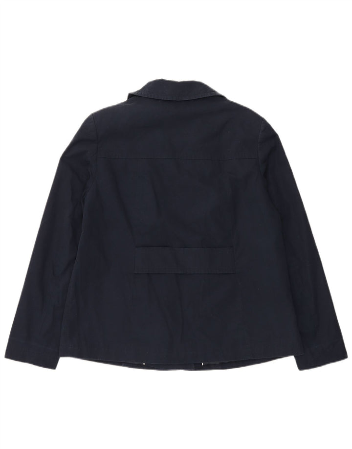 Marks & Spencer Chaquetón para mujer UK 10 Small Azul marino Algodón