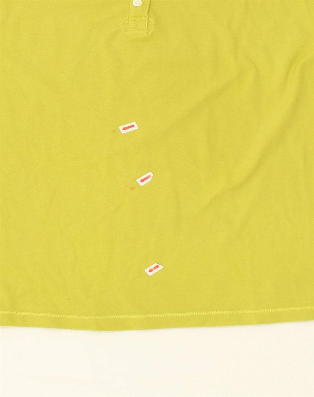 NAPAPIJRI Womens Polo Shirt UK 20 2XL Yellow Cotton | Vintage Napapijri | Thrift | Second-Hand Napapijri | Used Clothing | Messina Hembry 