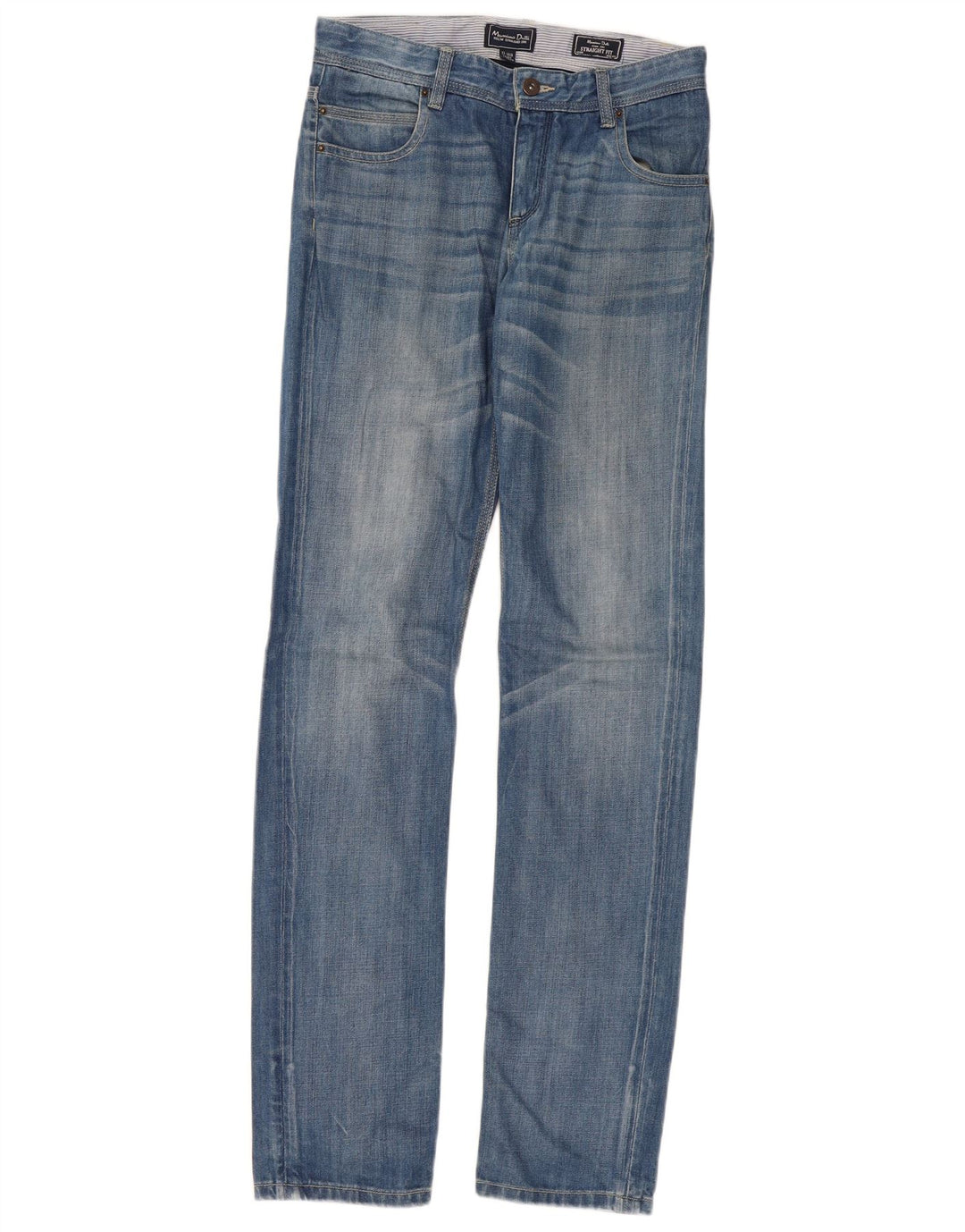 Massimo Dutti Jeans Rectos Niño 13-14 Años W30 L34 Azul