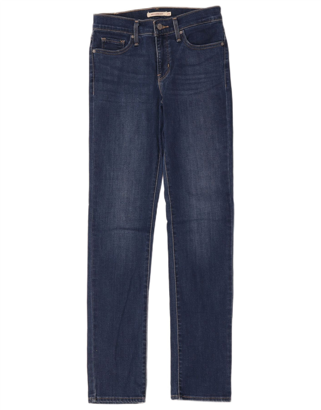 Levi's Mujer 312 Shaping Slim Jeans W26 L32 Algodón Azul