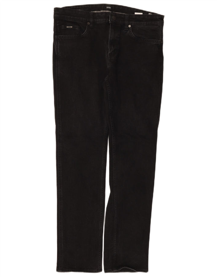 Vaqueros Hugo Boss Hombre Slim W32 L30 Algodón Negro