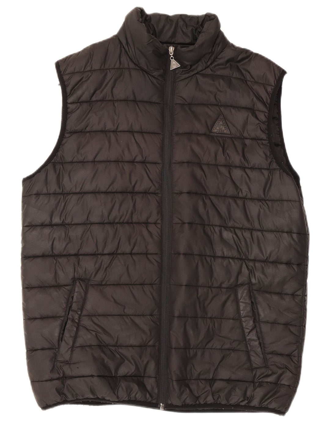Chaleco acolchado Carrera para hombre UK 38 Mediano Poliéster negro