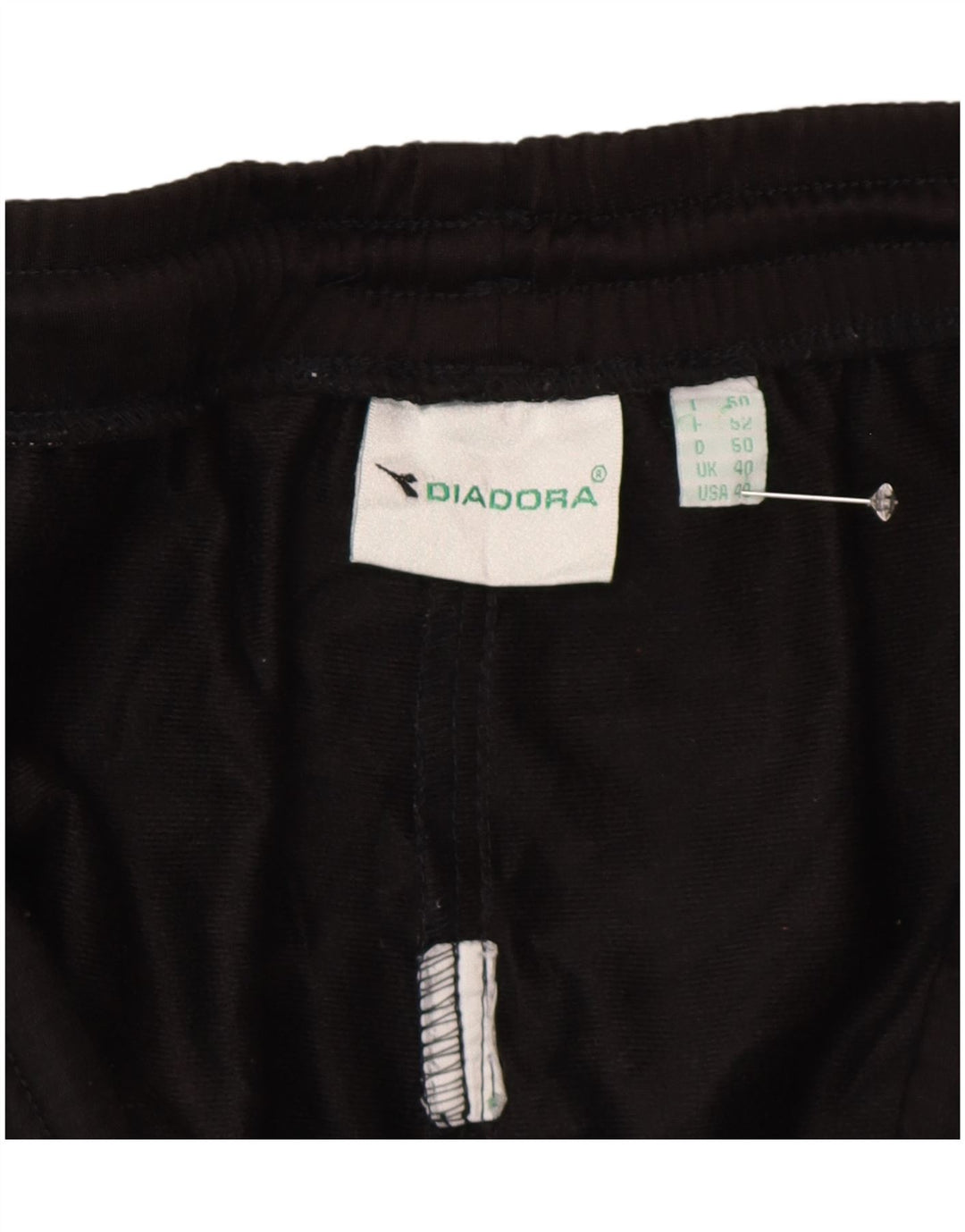 DIADORA Pantalón de Chándal Hombre UK 40 Medium Negro
