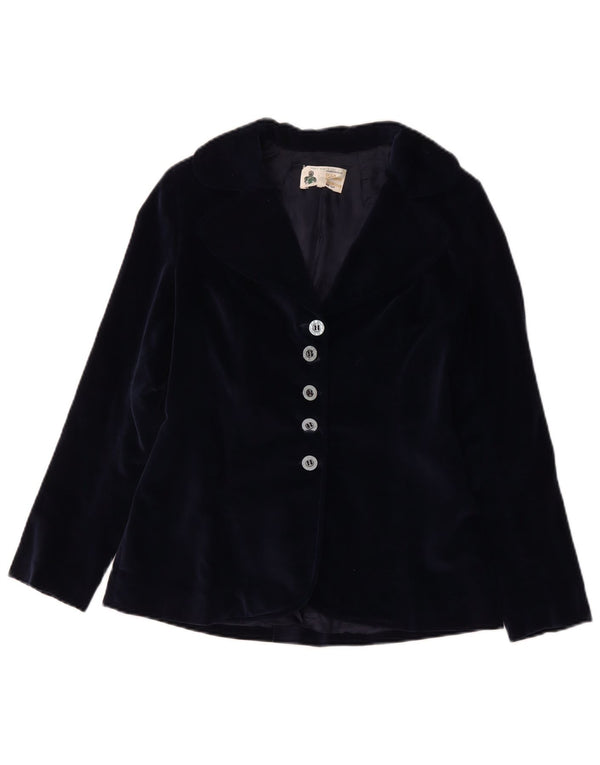 Duca Visconti Di Modrone Chaqueta tipo blazer de 5 botones para mujer IT 44 Medium Navy Bl