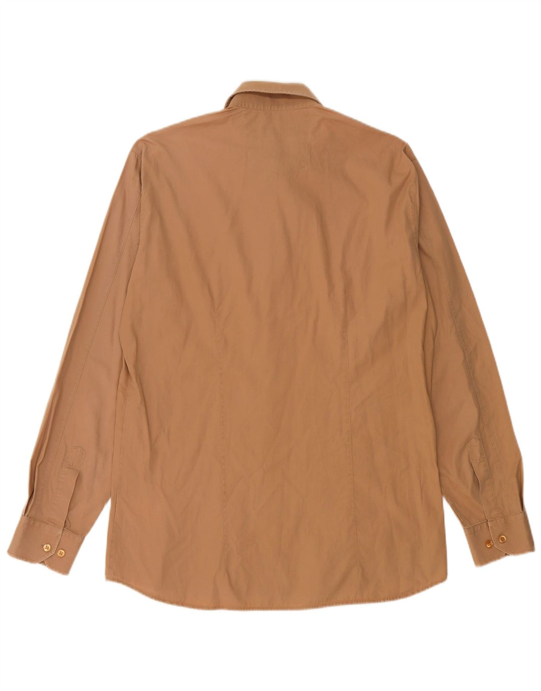 Camisa Hugo Boss Hombre Grande Algodón Marrón