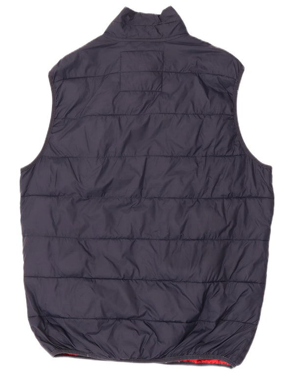 Jack & Jones Chaleco acolchado para hombre UK 42 XL Nylon azul marino