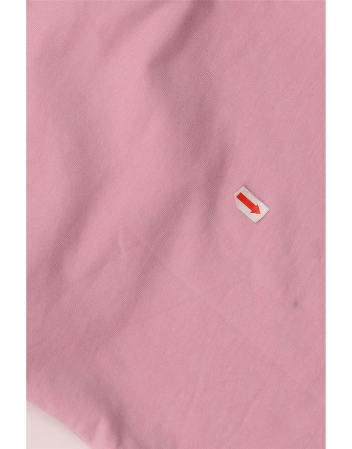 PUMA Camiseta gráfica para mujer UK 18 XL Algodón con bloques de color rosa