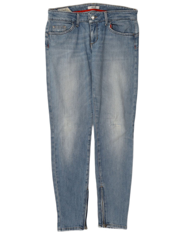 Jeans Ajustados Desgastados Mujer Liu Jo W30 L30 Algodón Azul