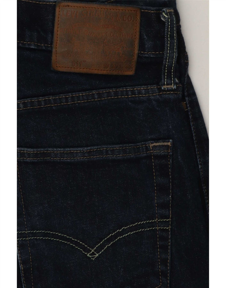 Levi's Hombre 511 Slim Jeans W30 L30 Algodón Azul Marino