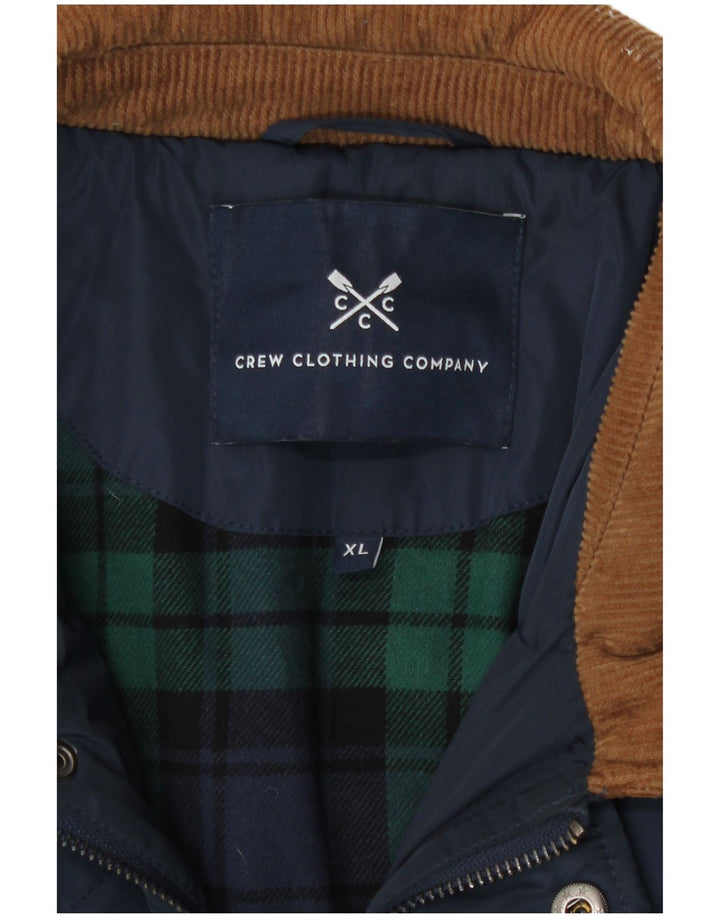 Crew Clothing Chaqueta acolchada para hombre UK 42 XL Poliéster azul marino