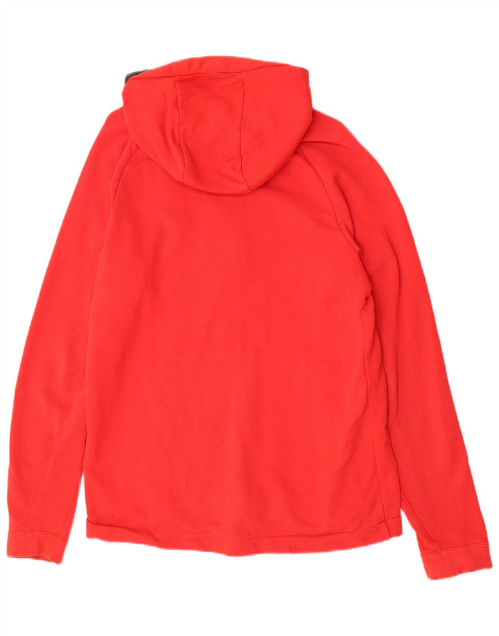 NIKE Sudadera con capucha y cremallera para hombre XL Algodón rojo