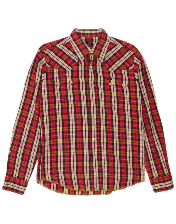 Lee Camisa De Franela Para Hombre XL A Cuadros Rojos