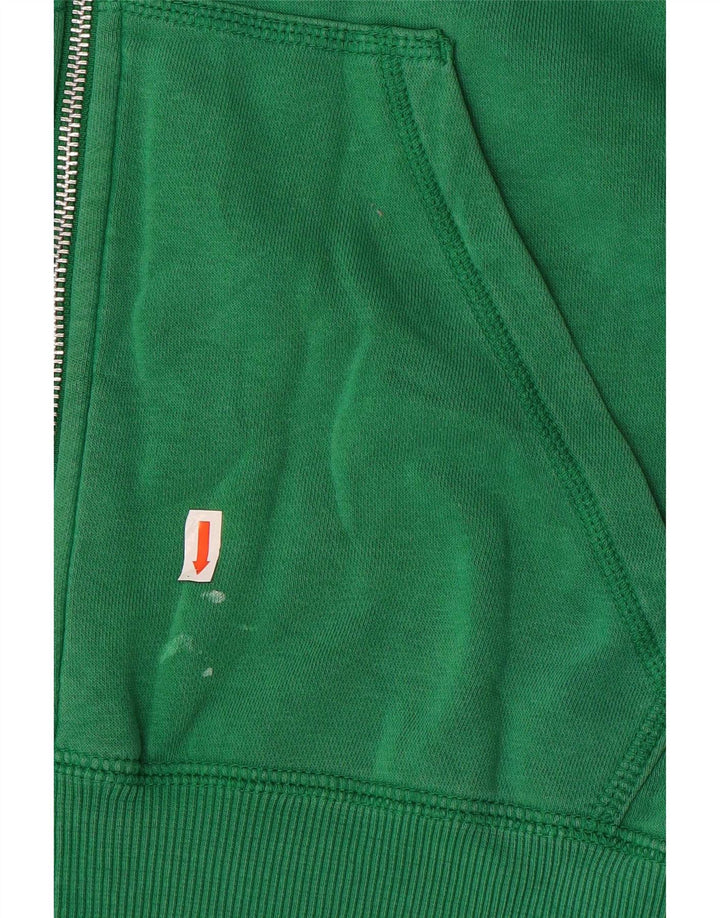 Nike - Sudadera con capucha y cremallera para hombre, color verde medio, algodón