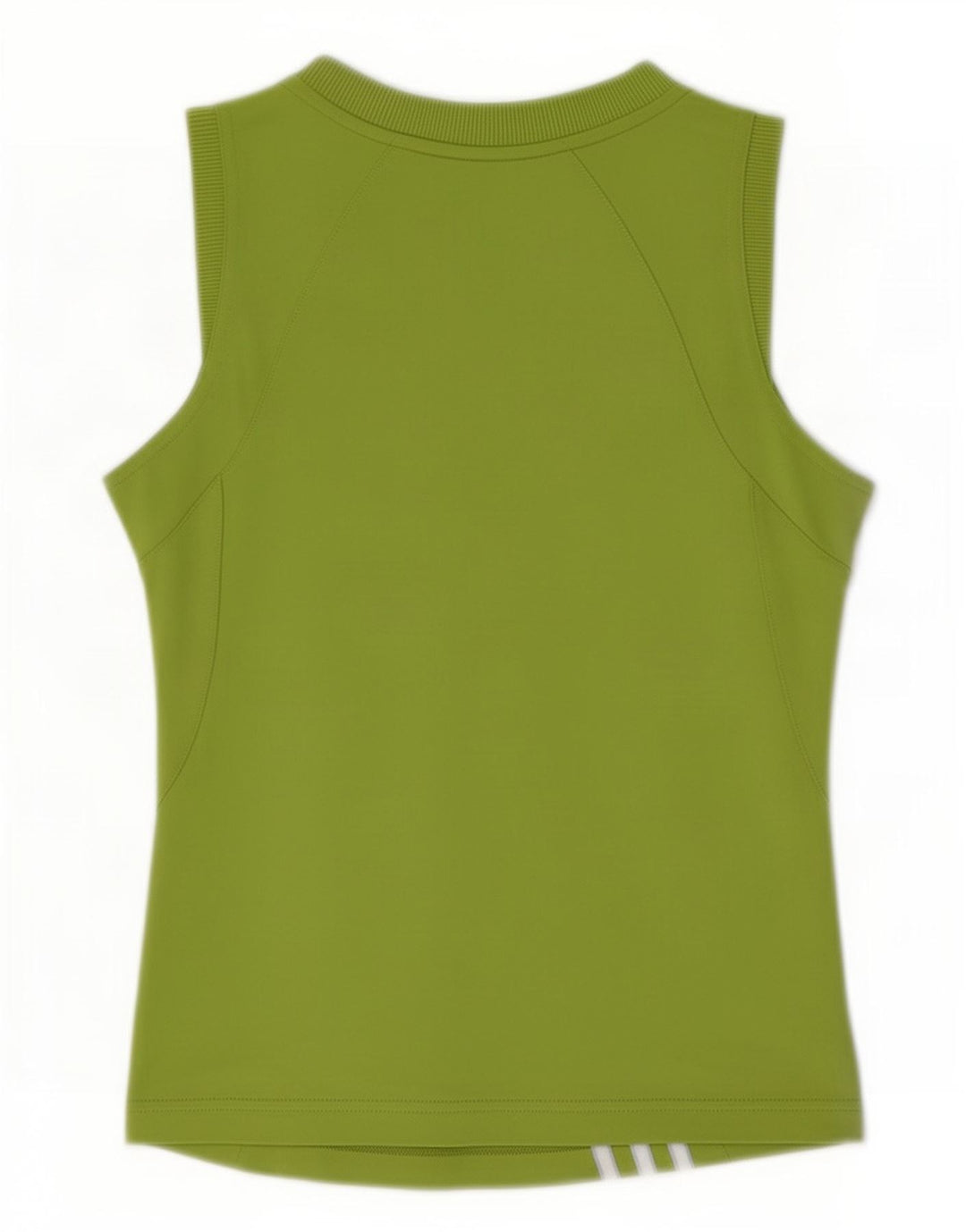 Adidas Mujer Chaleco Top UK 10 Pequeño Verde Poliéster