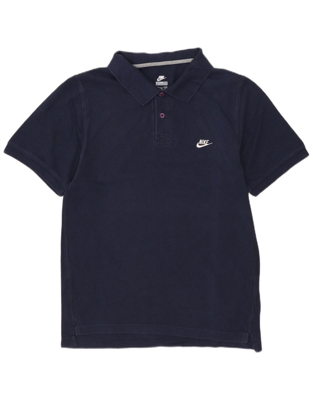 NIKE Polo para hombre UK 36/38 Small Azul marino