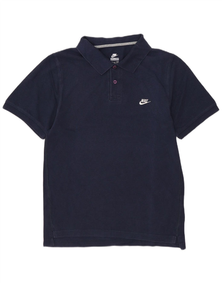 NIKE Polo para hombre UK 36/38 Small Azul marino