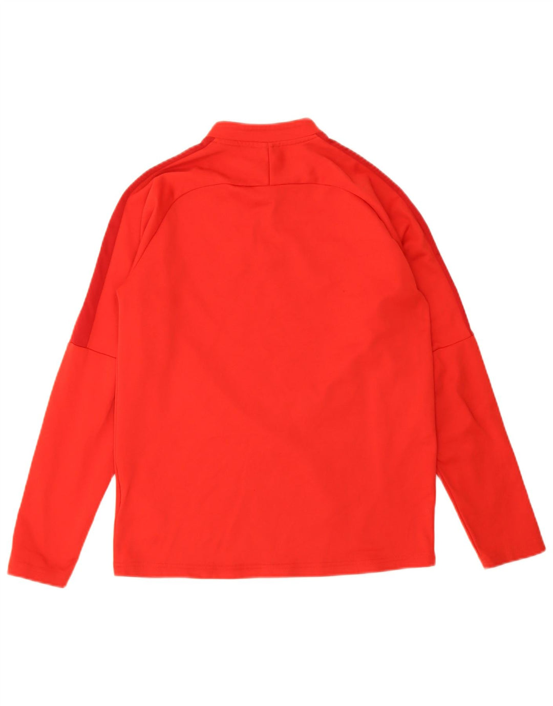 Nike Boys Dri Fit Zip Neck Top Manga Larga 13-14 Años XL Rojo Poliéster
