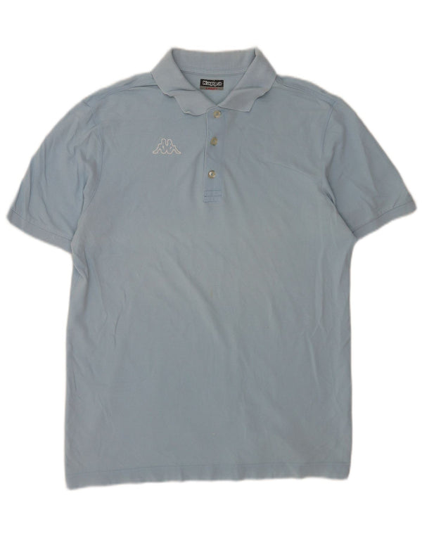 Kappa Polo Hombre Azul Grande