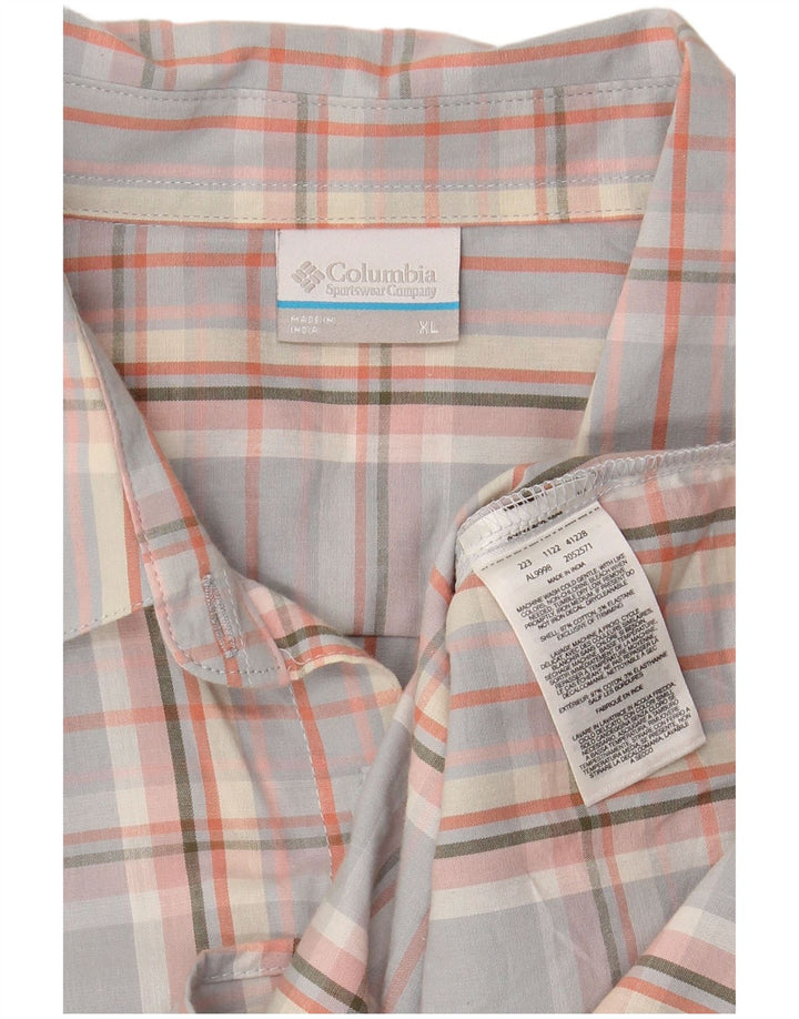 Camisa COLUMBIA para mujer ES 40 XL Algodón a cuadros multicolor