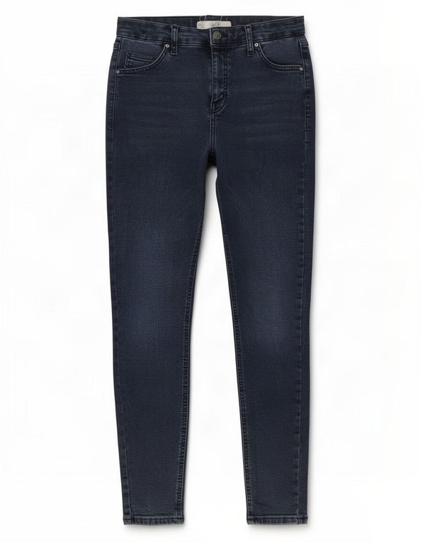 Vaqueros ajustados Jamie para mujer de Topshop W30 L27 Algodón azul marino