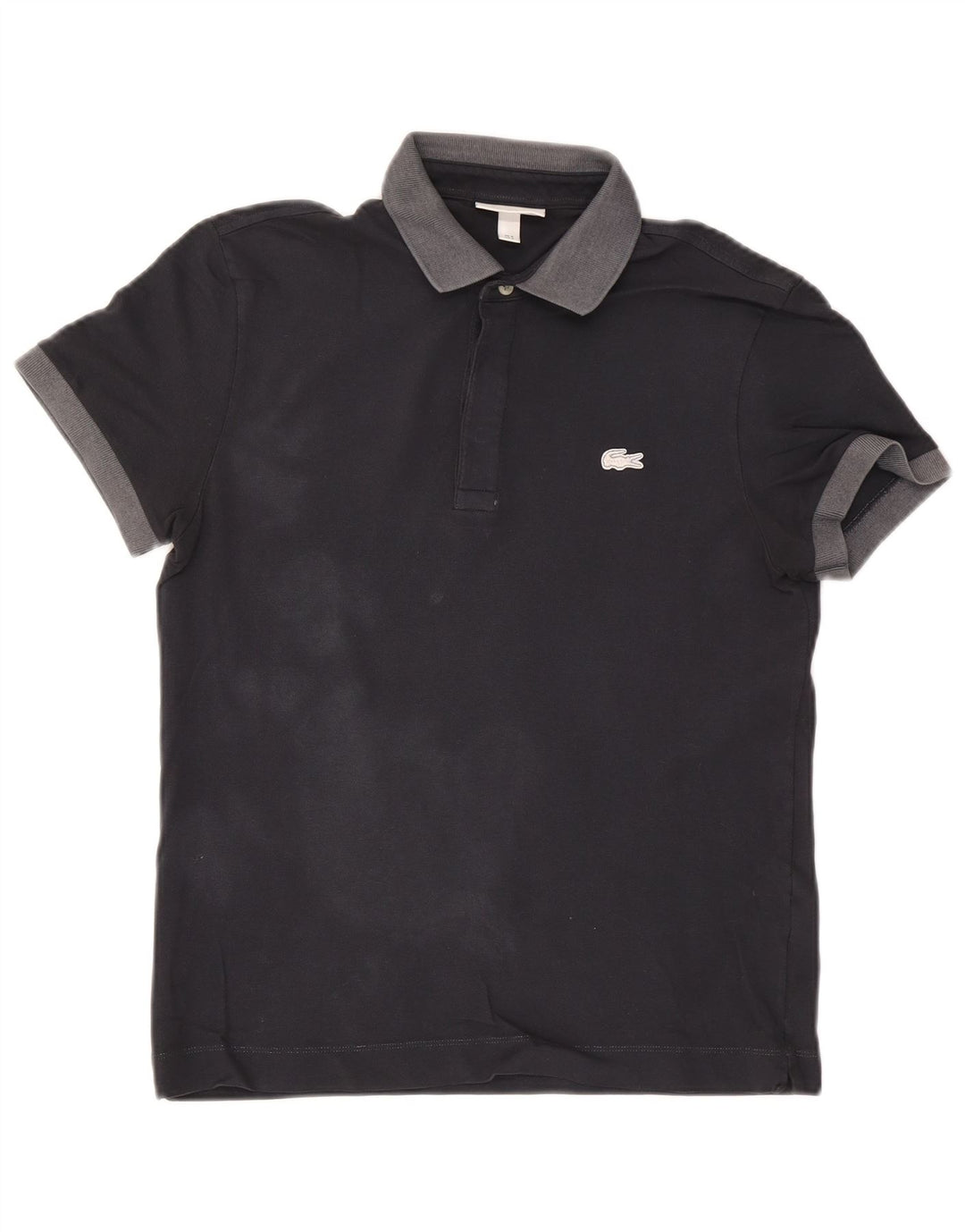 Polo Lacoste para hombre de corte regular, talla 3, pequeño, color azul marino