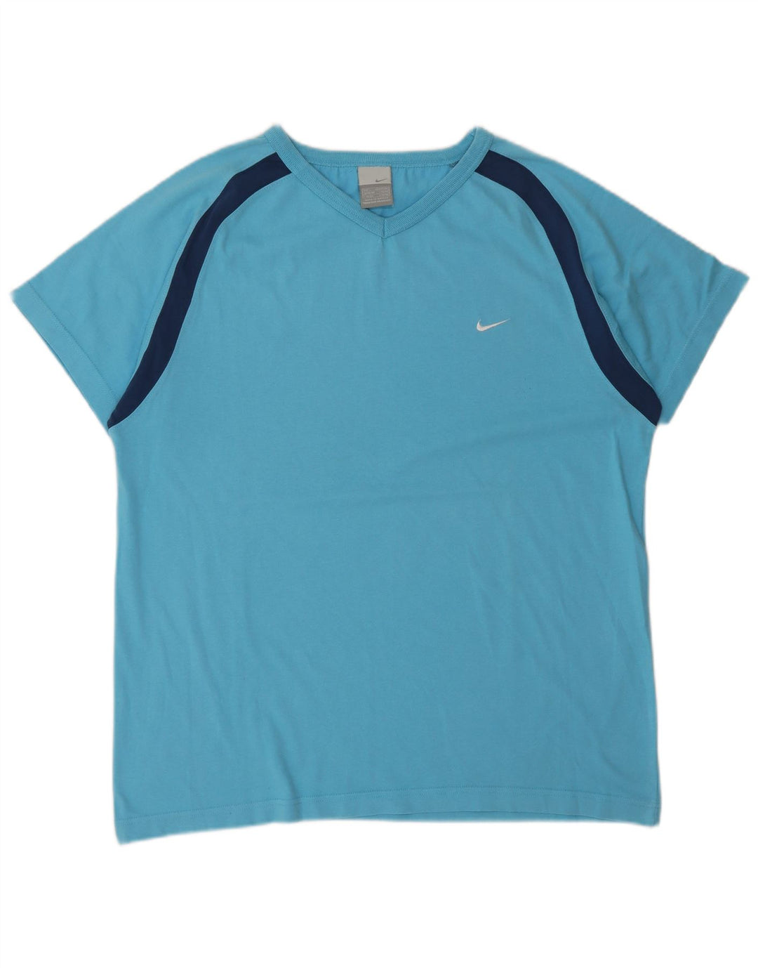 Nike Camiseta para hombre UK 42/44 Large Azul Colorblock