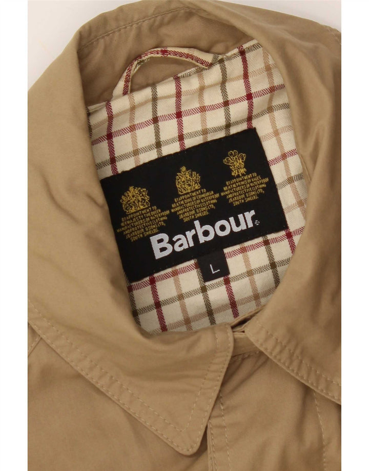Gabardina Barbour para hombre Reino Unido 40 Algodón beige grande