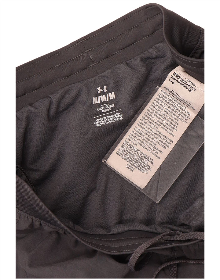 Under Armour Pantalones cortos deportivos para hombre Poliéster gris medio