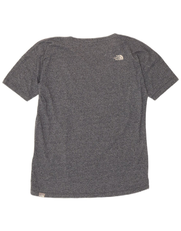 The North Face Camiseta para mujer Top UK 44 Algodón moteado azul marino mediano