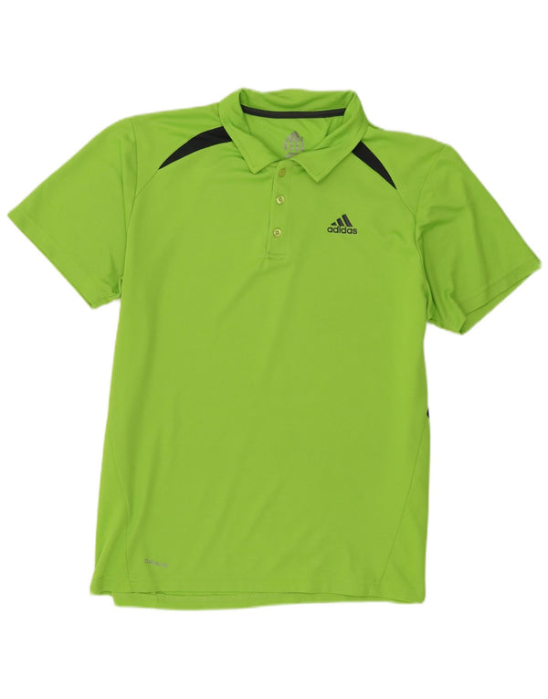 Adidas Polo Climalite para mujer UK 40 XL Verde Colorblock